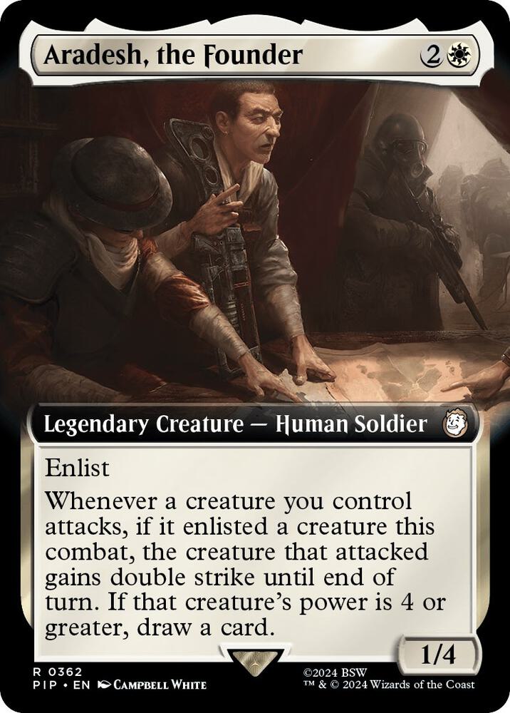 Aradesh, the Founder 362/326 (Universes Beyond: Fallout)  - Extended Art