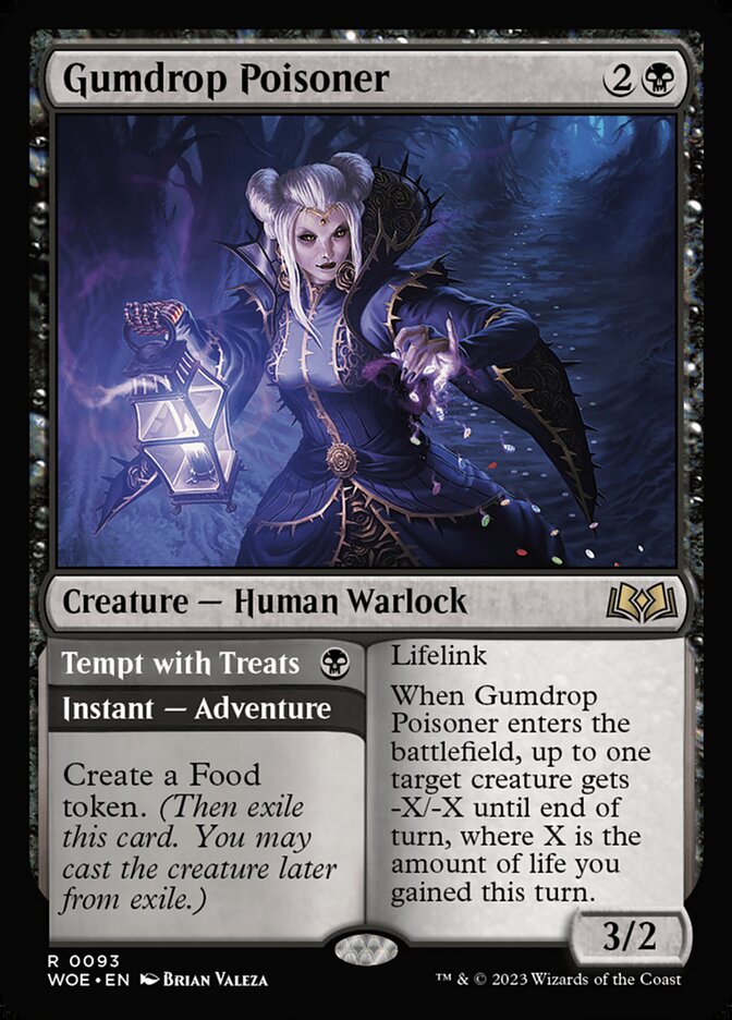Gumdrop Poisoner // Tempt with Treats 93/276 (Wilds of Eldraine) 