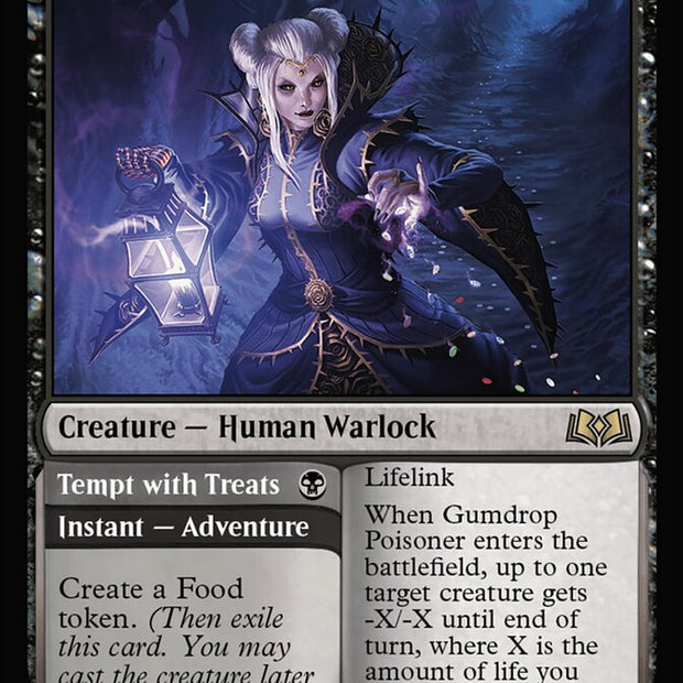 Gumdrop Poisoner // Tempt with Treats (Wilds of Eldraine) 