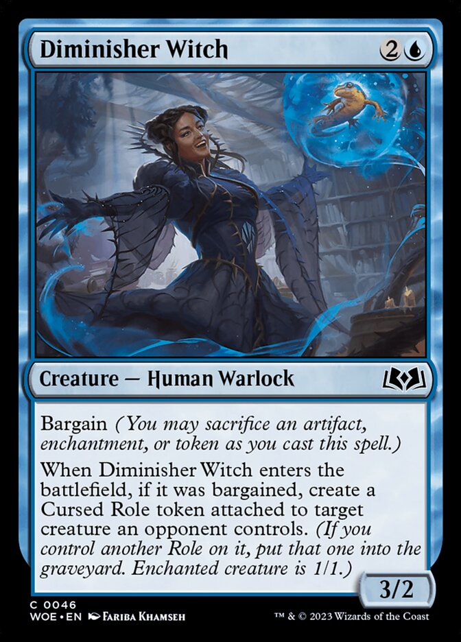 Diminisher Witch 46/276 (Wilds of Eldraine)  - Foil