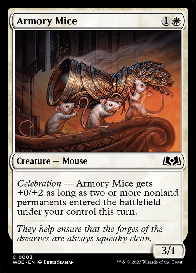 Armory Mice 3/276 (Wilds of Eldraine)  - Foil