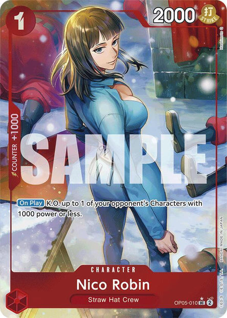 Nico Robin OP05-010 (Premium Booster -The Best-)  - Full Art Foil