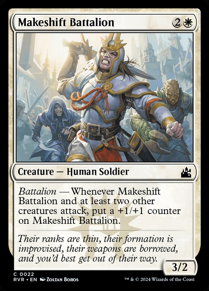 Makeshift Battalion 22/291 (Ravnica Remastered) 