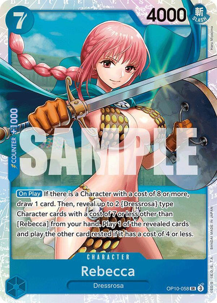 Rebecca OP10-058 (Royal Blood)  - Foil