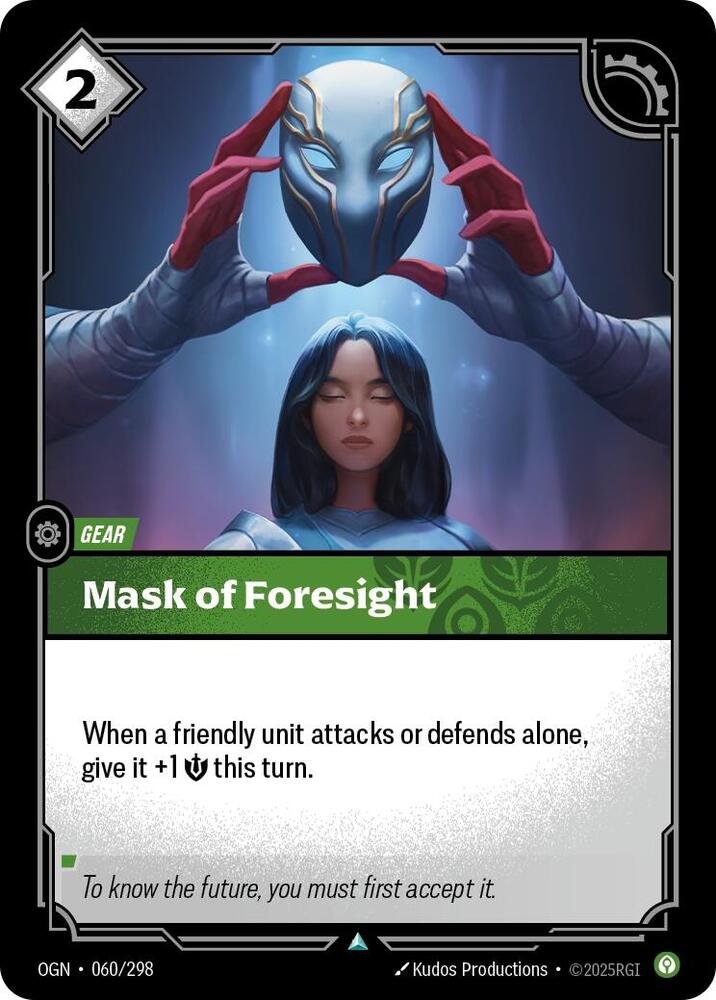 Mask of Foresight 60/298 (Origins)  - Foil
