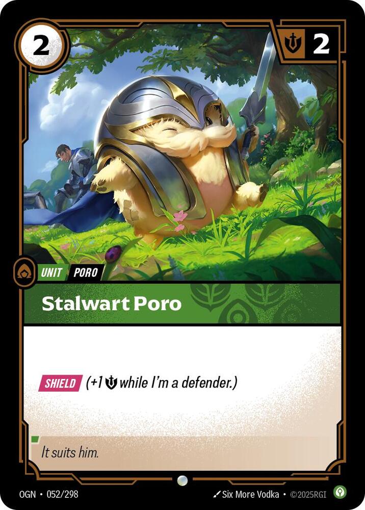 Stalwart Poro 52/298 (Origins)  - Foil