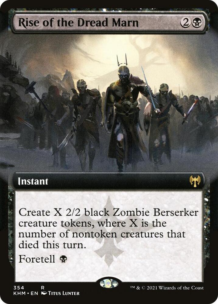 Rise of the Dread Marn 354 (Kaldheim)  - Extended Art