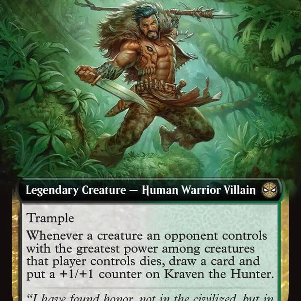 Kraven the Hunter  273/198 (Marvel's Spider-Man)  - Extended Art 