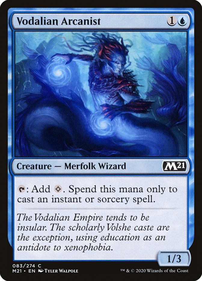 Vodalian Arcanist 83 (Core Set 2021) 