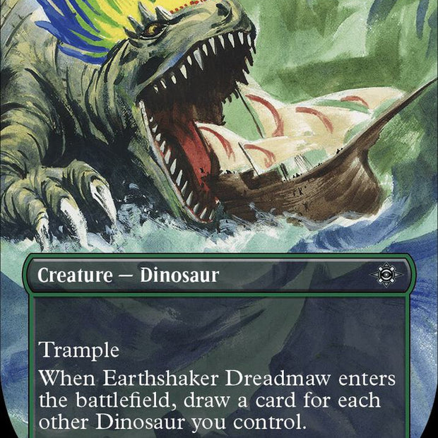 Earthshaker Dreadmaw 325/291 (The Lost Caverns of Ixalan)  - Borderless Foil