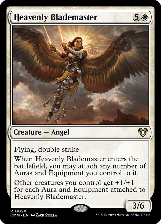 Heavenly Blademaster 28/451 (Commander Masters) 