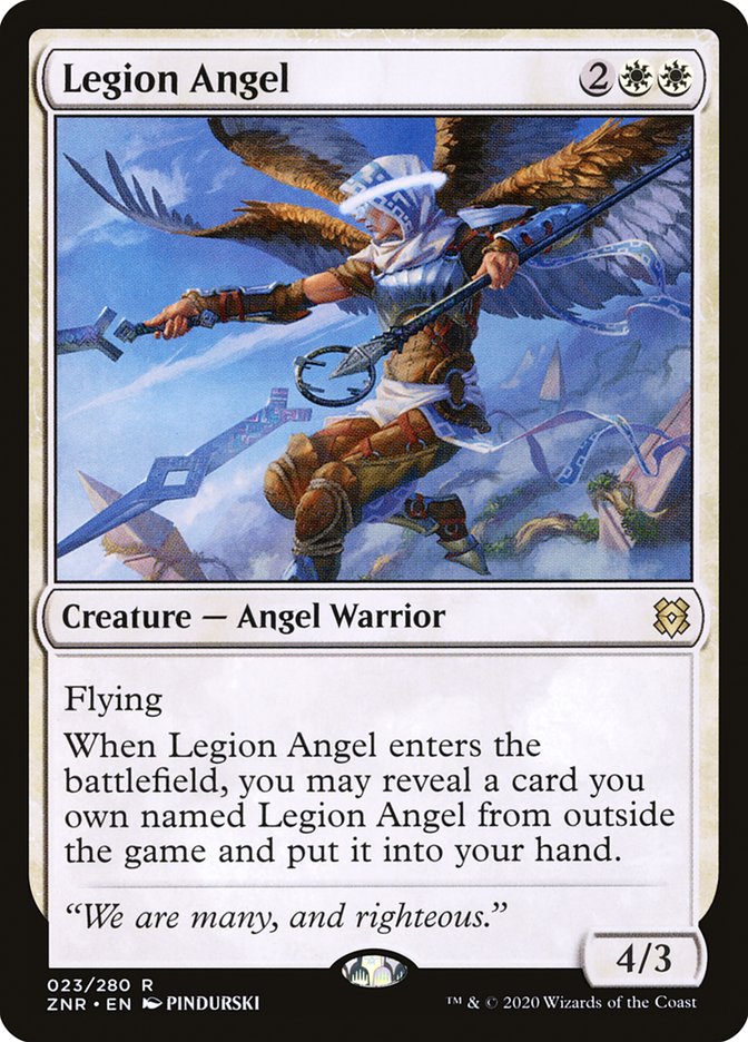 Legion Angel 23/280 (Zendikar Rising) 