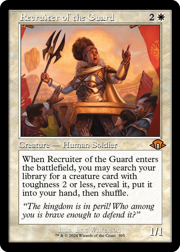Recruiter of the Guard 395/319 (Modern Horizons 3)  - Retro Foil