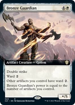 Bronze Guardian Extended Art 340 (Commander 2021) 