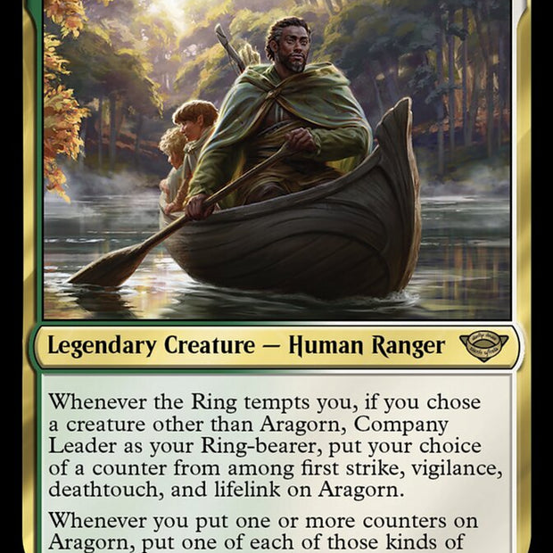 Aragorn, Company Leader 191 (Universes Beyond: The Lord of the Rings: Tales of Middle-earth) 