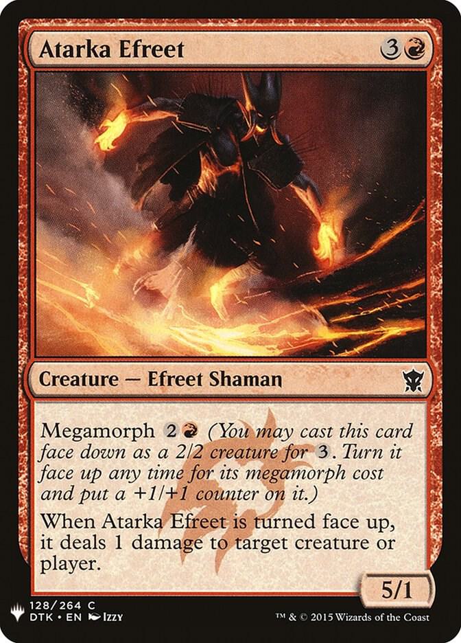 Atarka Efreet DTK-128/5075 (The List Reprints) 
