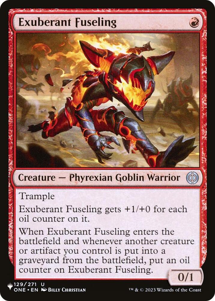 Exuberant Fuseling 129/271 (The List Reprints) 
