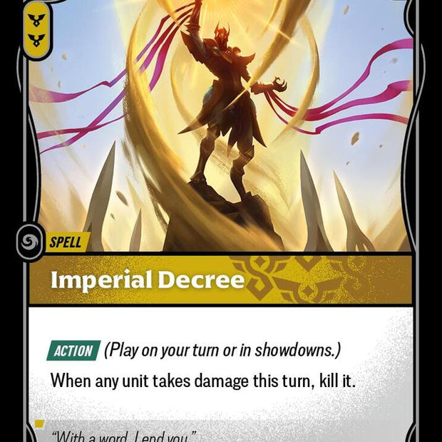 Imperial Decree 221/298 (Origins) 