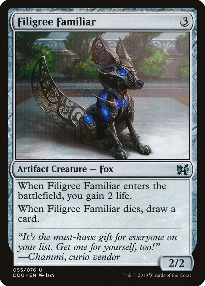 Filigree Familiar 53/76 (Duel Decks: Elves vs. Inventors) 