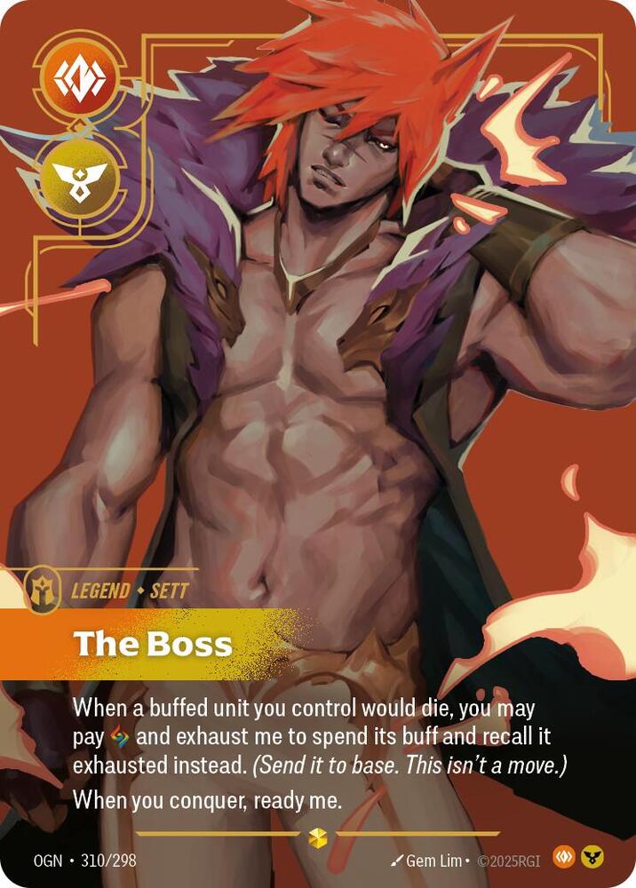 Sett - The Boss 310/298 (Origins)  - Foil