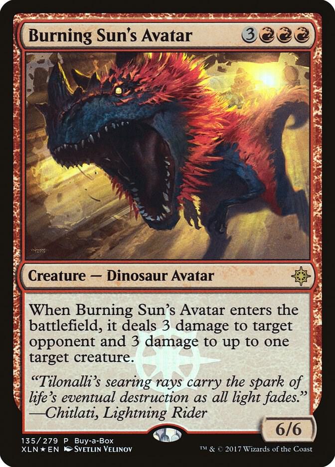 Burning Sun's Avatar 135/279 (Buy-A-Box Promos)  - Foil