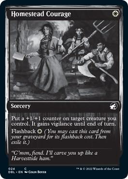 Homestead Courage 24/534 (Innistrad: Double Feature)  - Foil