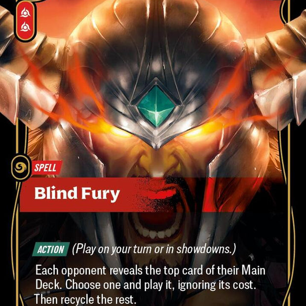 Blind Fury 25/298 (Origins)  - Foil