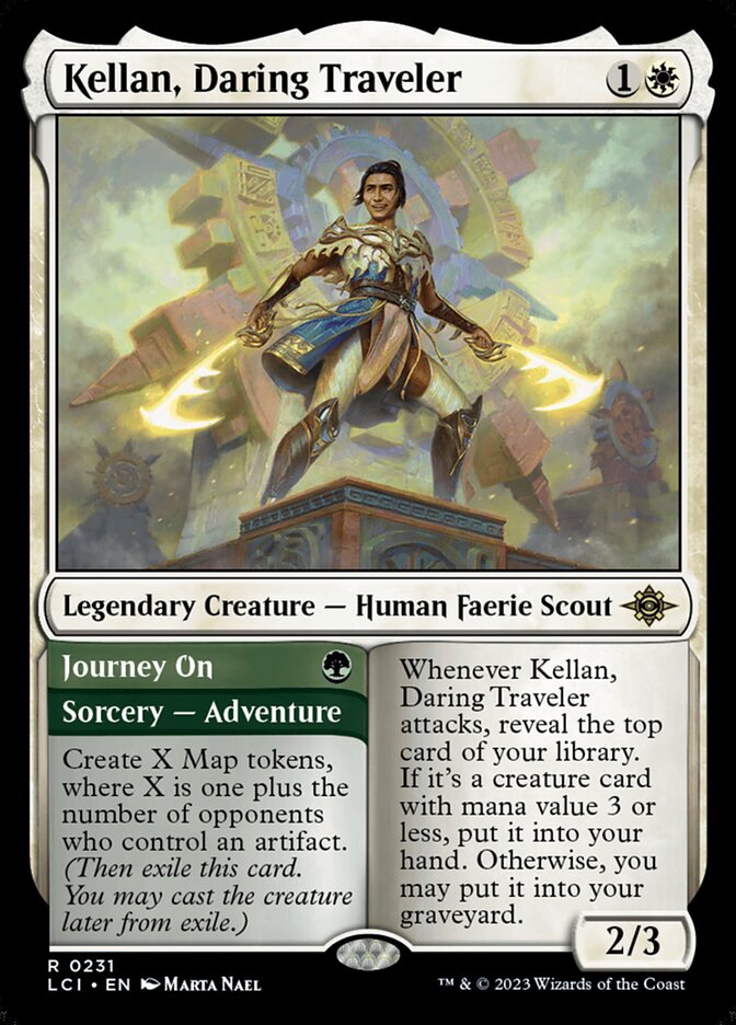 Kellan, Daring Traveler // Journey On 231 (The Lost Caverns of Ixalan) 