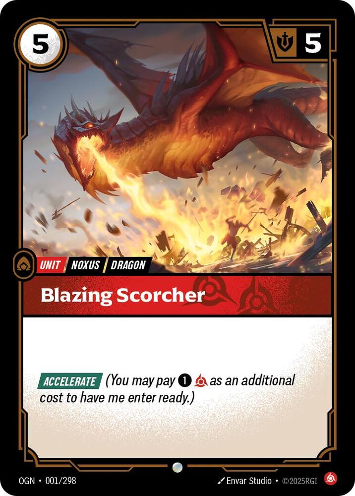 Blazing Scorcher 1/298 (Origins)  - Foil