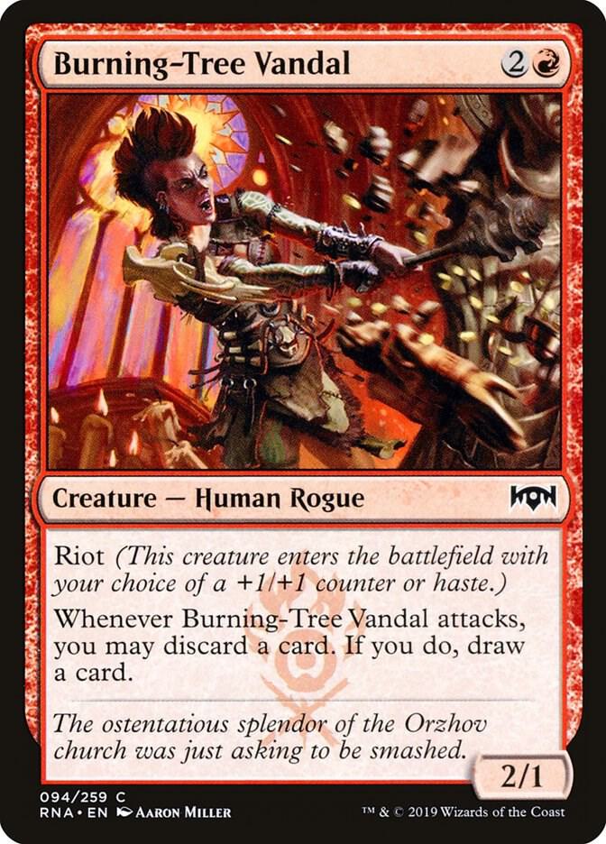 Burning-Tree Vandal 94/259 (Ravnica Allegiance) 