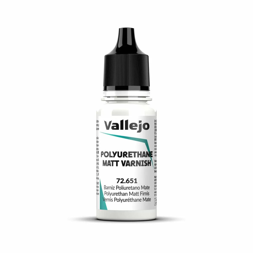Vallejo - Auxiliaries - Polyurethane Matt Varnish 18ml