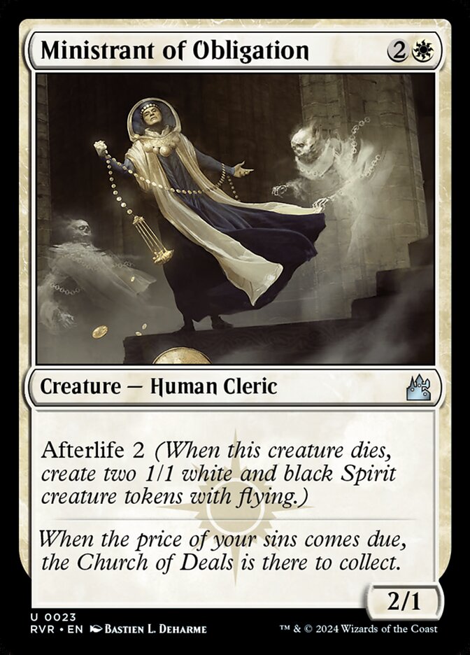 Ministrant of Obligation 23/291 (Ravnica Remastered) 