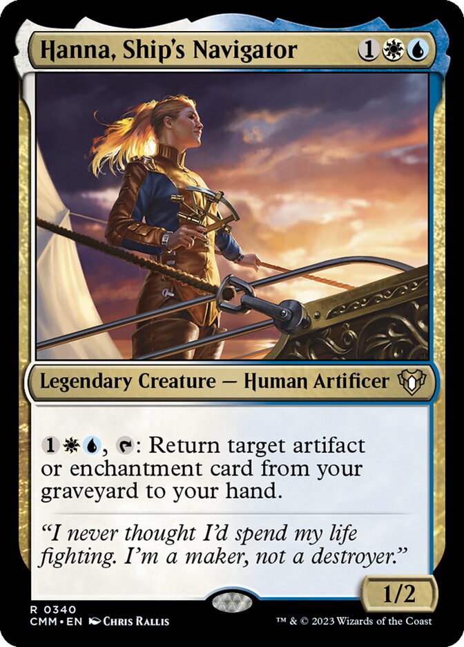 Hanna, Ship's Navigator 340 (Commander Masters) 