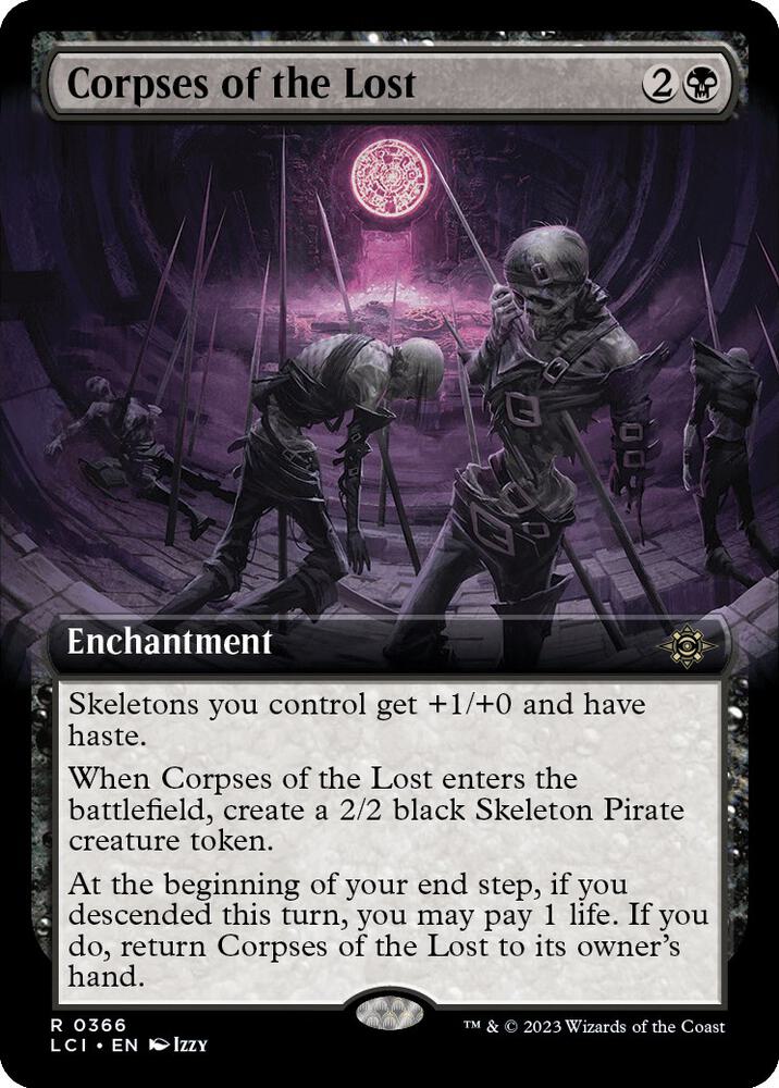 Corpses of the Lost 366/291 (The Lost Caverns of Ixalan)  - Extended Art