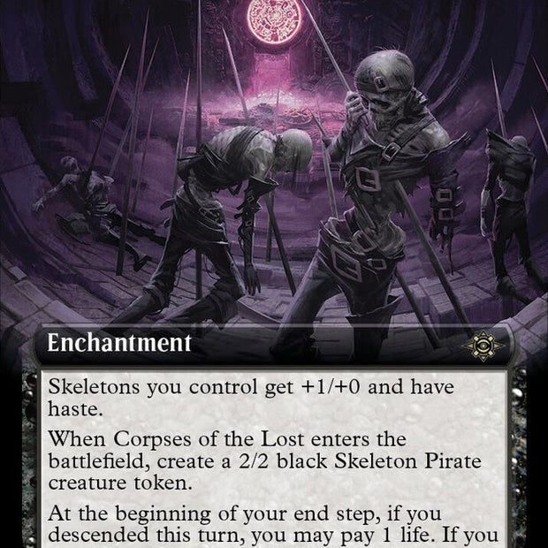 Corpses of the Lost 366/291 (The Lost Caverns of Ixalan)  - Extended Art