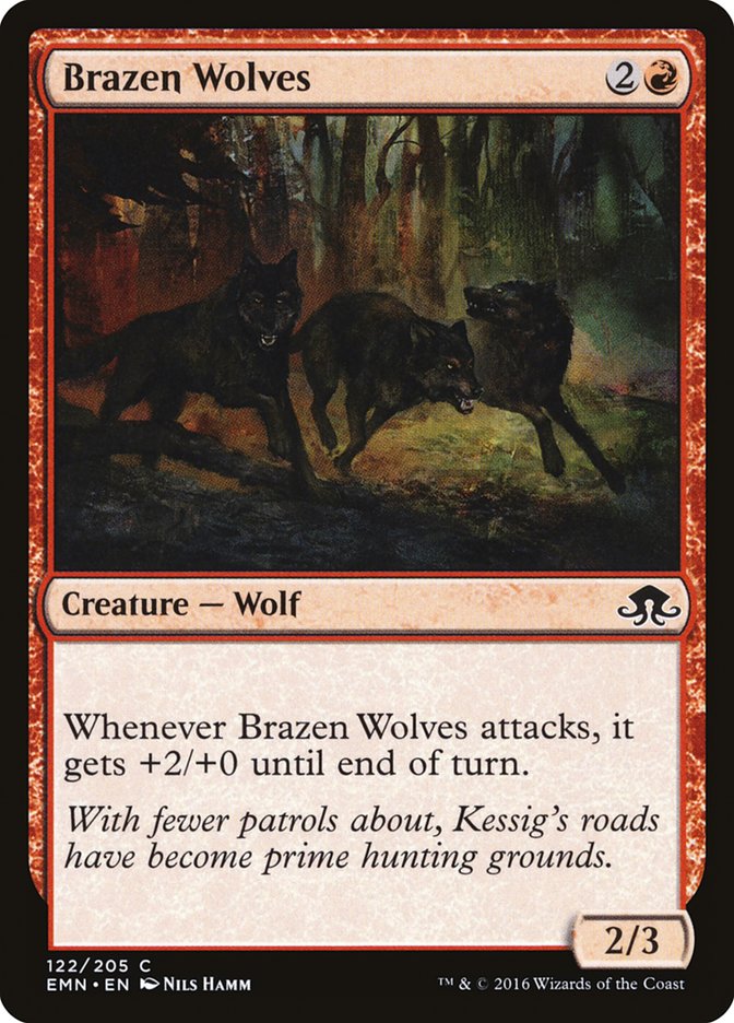 Brazen Wolves 122/205 (Eldritch Moon) 