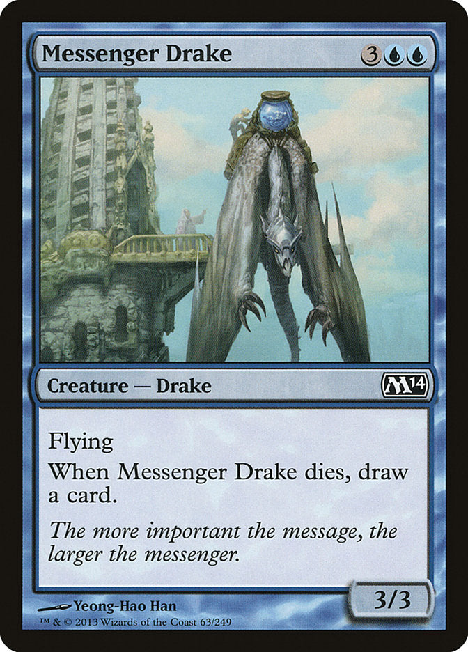 Messenger Drake 63/249 (Magic 2014 (M14)) 