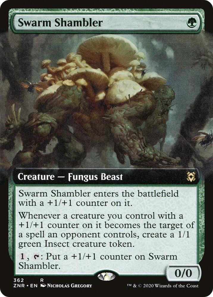 Swarm Shambler 362/280 (Zendikar Rising)  - Extended Art