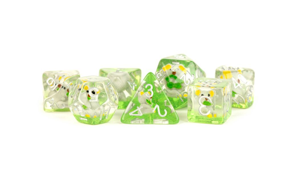 Fanroll: 16mm Resin Poly Dice Set: Koala Dice
