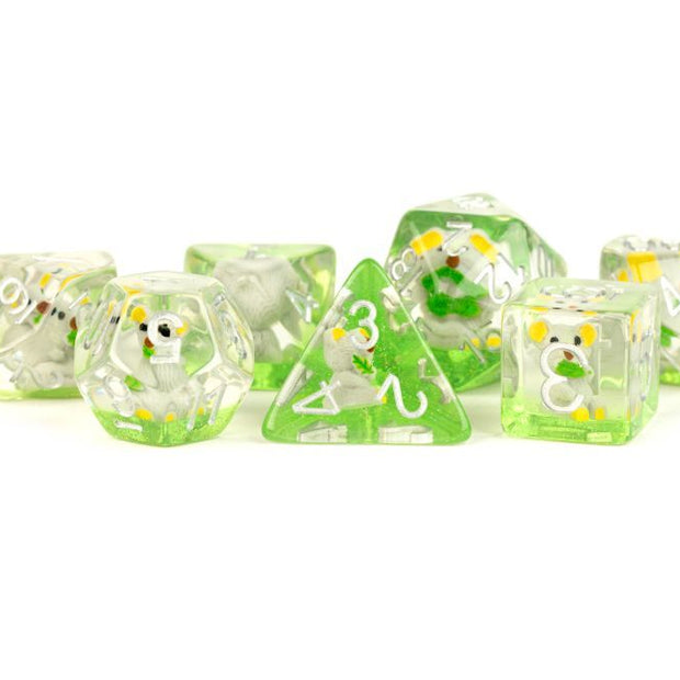 Fanroll: 16mm Resin Poly Dice Set: Koala Dice