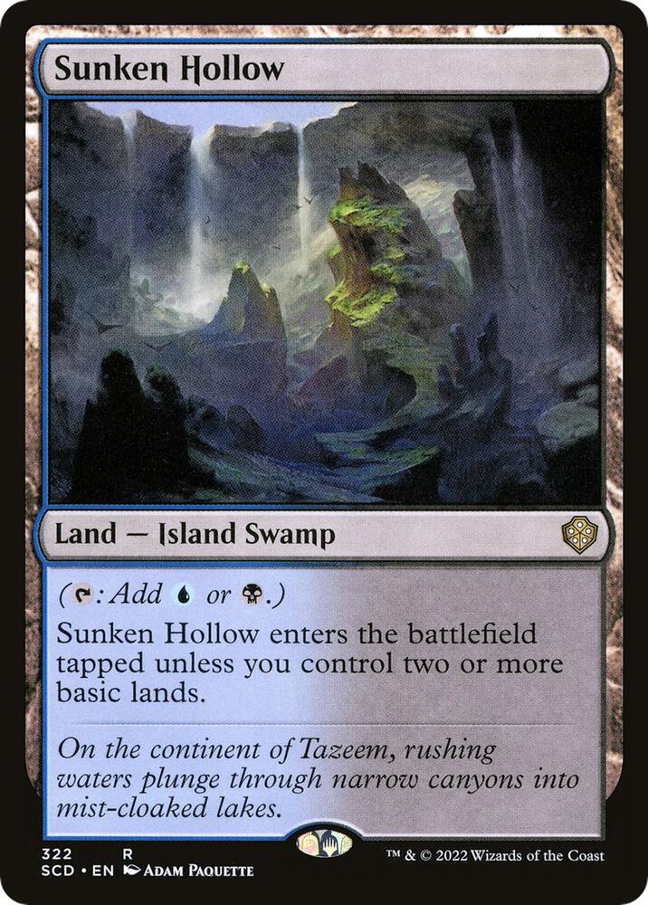 Sunken Hollow 322/352 (Starter Commander Decks) 