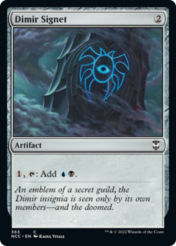 Dimir Signet 365/93 (Commander: Streets of New Capenna) 