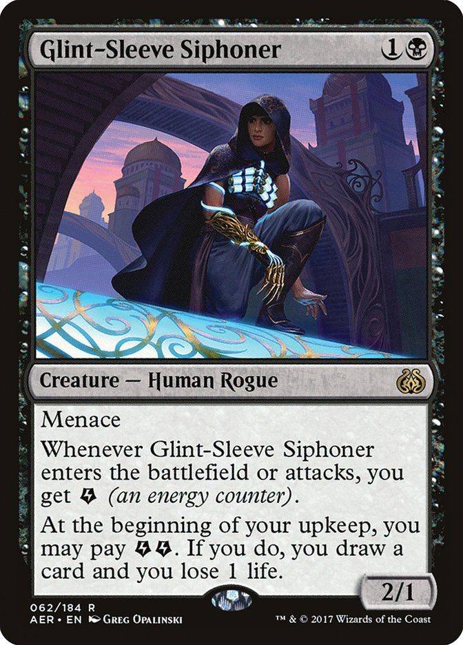 Glint-Sleeve Siphoner 62/184 (Aether Revolt)  - Foil