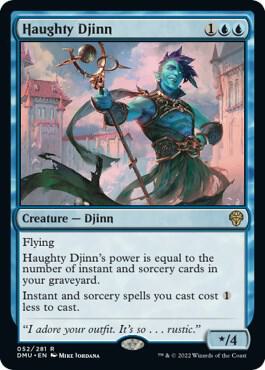 Haughty Djinn 52 (Dominaria United) 