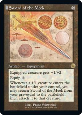 Sword of the Meek Schematic 122 (The Brothers' War: Retro Frame Artifacts) 