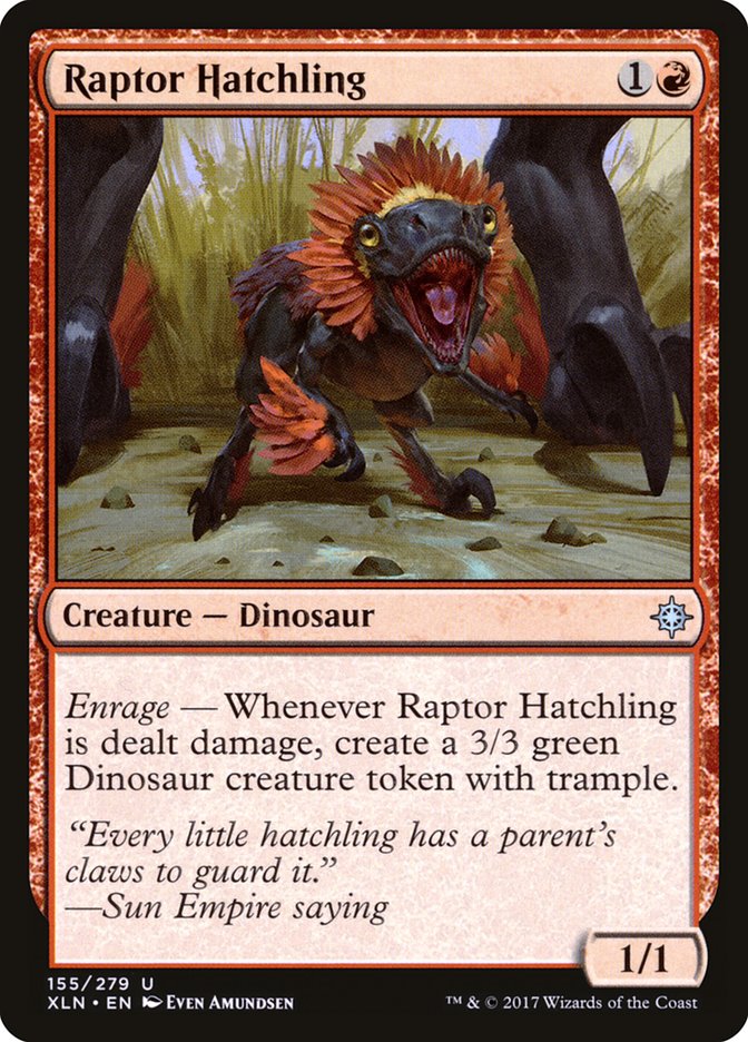Raptor Hatchling 155 (Ixalan) 