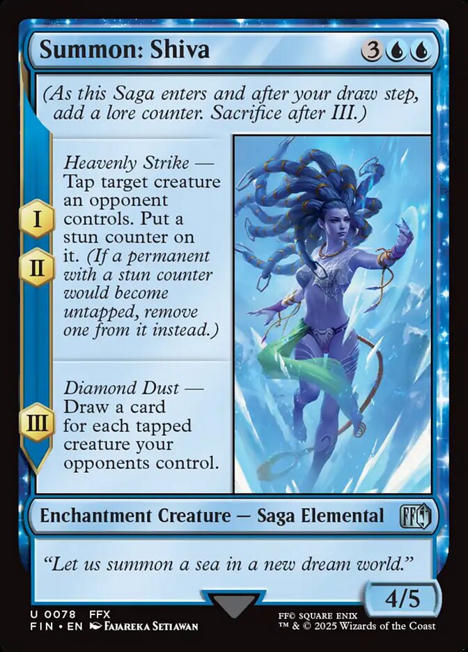 Summon: Shiva 78/309 (FINAL FANTASY)  - Foil