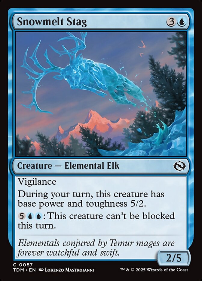 Snowmelt Stag 57/291 (Tarkir: Dragonstorm) 