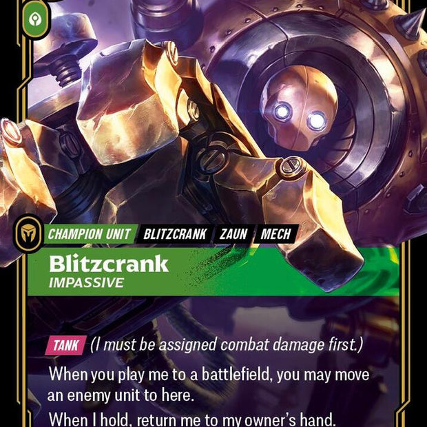 Blitzcrank - Impassive 67/298 (Origins)  - Foil
