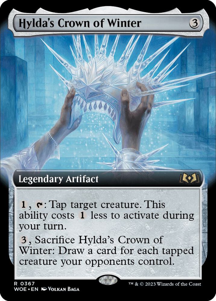 Hylda's Crown of Winter 367 (Wilds of Eldraine)  - Extended Art